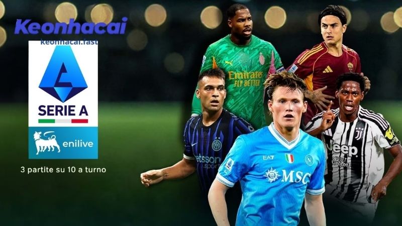 Serie A được cung cấp hơn 60 loại kèo khác nhau